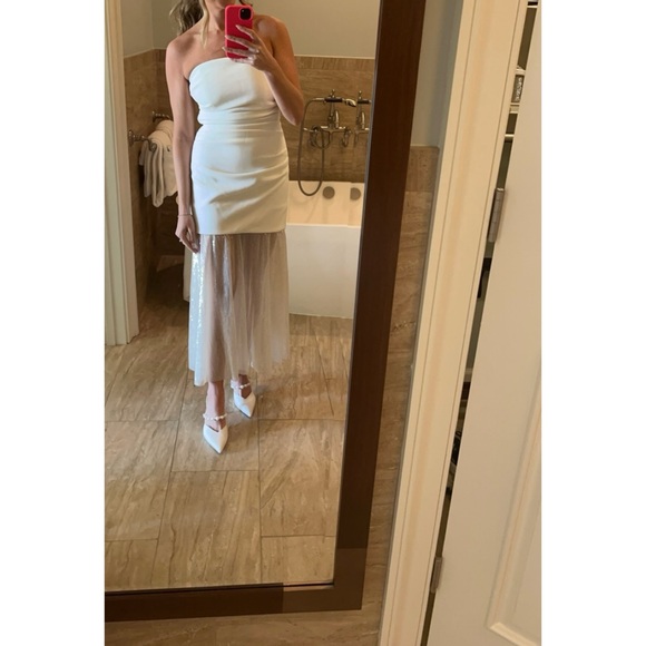 MISHA Strapless Sheer Dress - Picture 5 of 6